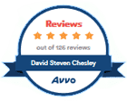 Avvo client reviews badge