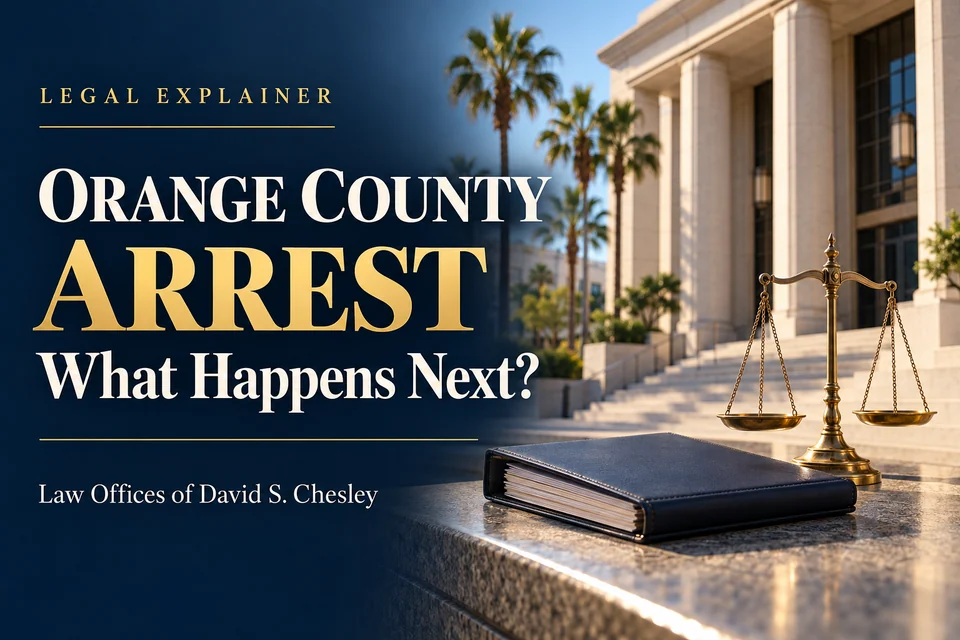 Original firm illustration: Orange County Arrest: What Happens Next?
