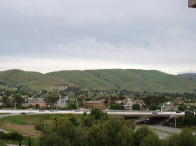 Photograph of Milpitas and the surrounding hills