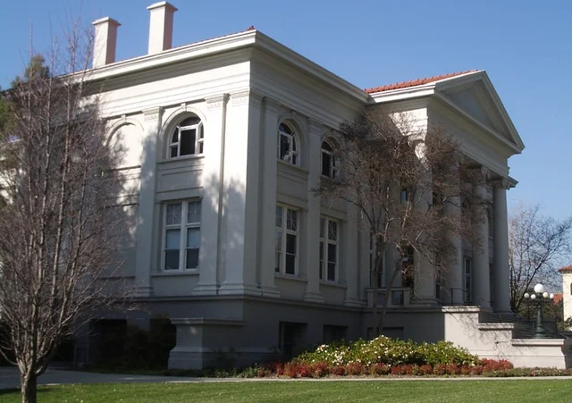 Photograph of Carnegie Library at Pomona College, Claremont