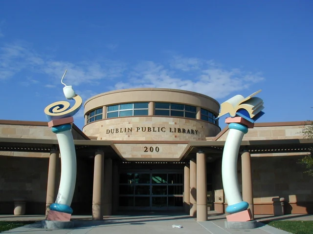 Photograph of Dublin Public Library