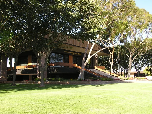 Photograph of Cypress City Council Chamber