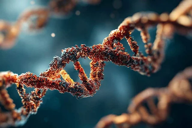 Illustration of a DNA double helix
