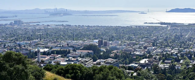 Photograph of Berkeley cityscape
