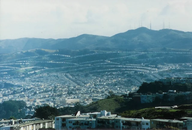 Photograph of Daly City skyline