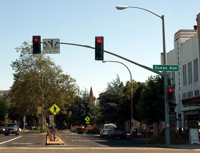 Photograph of Ocean Avenue and H Street, Lompoc