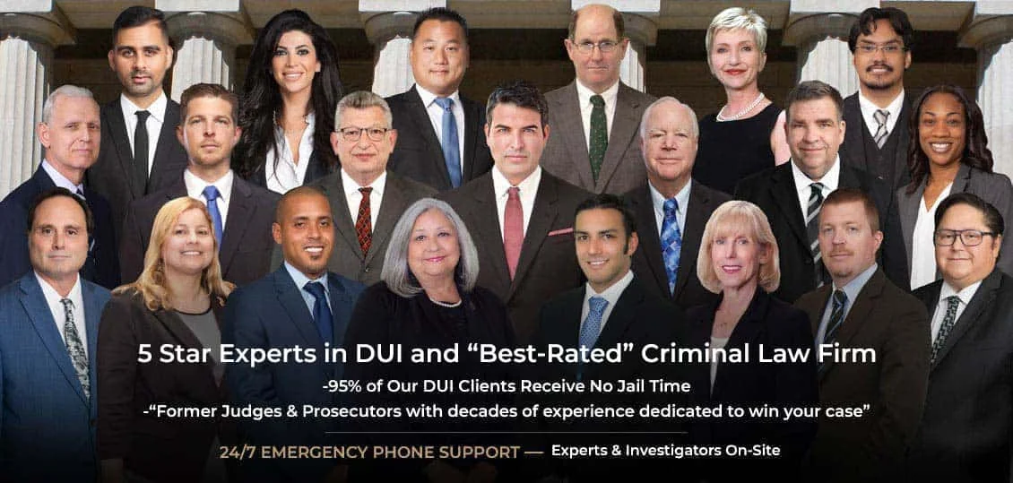 The Law Offices of David S. Chesley attorney team and the firm’s recognition banner.