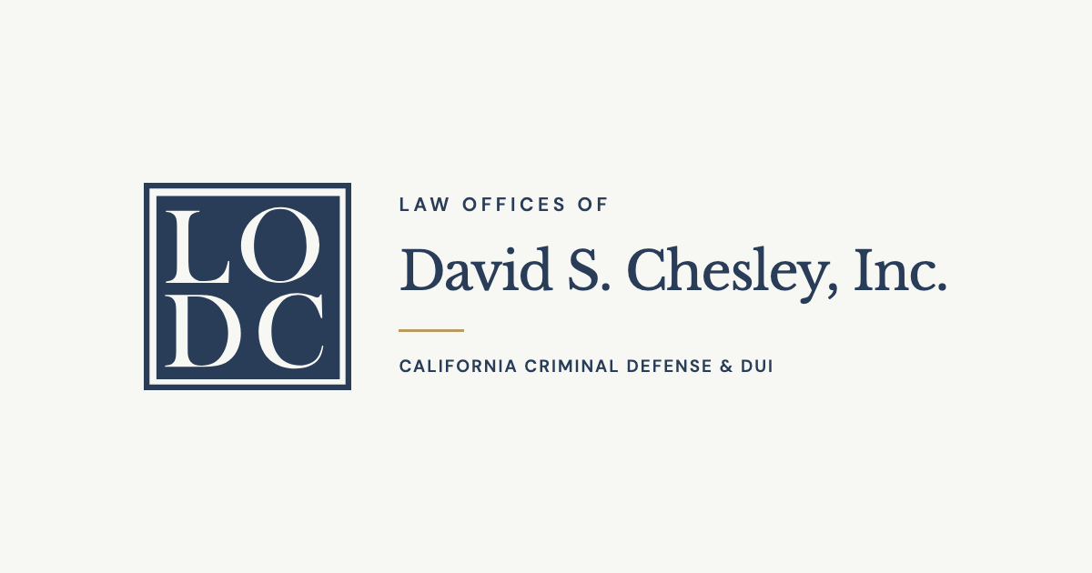 David S. Chesley outlines steps for Sacramento criminal defendants